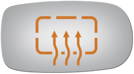 2006-2011 HYUNDAI AZERA Heated, Convex, Passenger Side Replacement Mirror Glass w/o Turn Signal in Housing