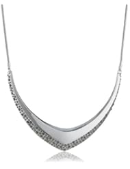 Kenneth Cole New York "Urban Smoke" Pave Sculptural Necklace, 21"