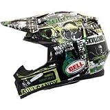 BELL MOTO 9 SKULLCANDY SCREAM HELMET (SMALL) (GREEN)