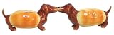 Dachshund Wiener Dog Salt & Pepper Shaker Set