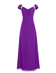 Lace Pleated Chiffon Cap Sleeves Sheath Bridesmaid Dress 