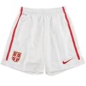 Nike Serbien Auswärts-Short weiß/rot/gold WM2010 Farbe: weiß/rot/gold