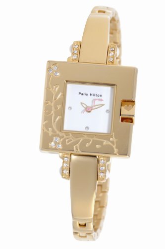 Paris Hilton Women's 138.4306.99 Small Square Designed Bezel Watch