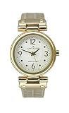 AK Anne Klein Lizard-embossed Leather White Dial Women's watch #10/9606WTGD