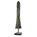 Two Dog Designs Offset Patio Umbrella Cover - Green Stripes