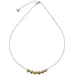 Six Degrees Cultured Pearl on Silver Chain Necklace, Peach Pink
