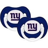 New York Giants 2-pack Blue Infant Pacifier Set - 2014 NFL Baby Pacifiers by Baby fanatic [並行輸入品]