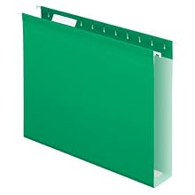 Pendaflex 4152X2BGR Hanging Box Bottom Folder, Bright Green, Letter, 25 Per Box