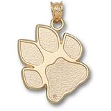 Ohio Bobcats 3/4in 14k Paw Pendant/14kt yellow gold
