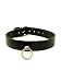 Leder Halsband mit Ring