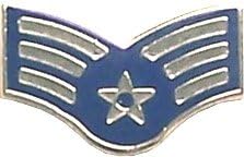 JUJUENCHAILUS Air Force E-4 Senior Airman Lapel Pin