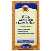 15-Day Weight Loss-Natures Way Cleanse & Flush, 60 Tablets