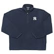 New York Yankees MLB Glacier" Fleece Pullover Sweatshirt (Navy Blue)"