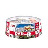 Photo Grade DVD-R 16X 4.7GB White Inkjet Waterproof Blank Media Discs in Cake Box (25 per (100 pack)