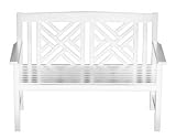 New Fretwork Bench White Polyurethane High Quality Modern Design Beautiful Practical Popular Stylish