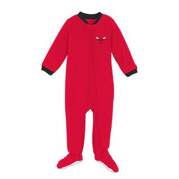 Chicago Bulls NBA Infant Footed Sleeper Creeper - Toddler (24 Months)