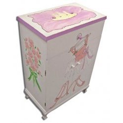 Little Ballerina Two Door Cabinet - Decorative Storage Cabinet (Multi) (36H x 24W x 14D) by Stacks and Stacks