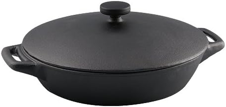 Tramontina Gourmet 4 Quart Pre-Seasoned Cast Iron Covered Braiser