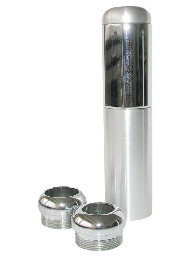 Eufab 17503 Handbremshebel Alu matt / Chromeinsatz und 3 Adaptern, für fast alle Fahrzeuge