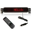 Digital 12V Red LED Car Scrolling Message Sign Light UK