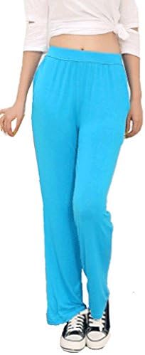 Women's Modal Long Yoga(Blue,M)