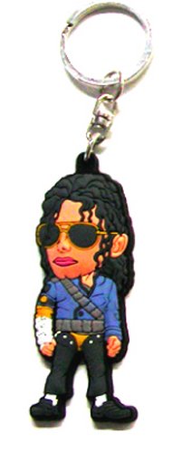 MICHAEL JACKSON ラバーキーチェーン:A