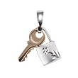Lock & Key 18k White & Rose Gold Pendant - Dahlia Classic Collection