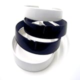 Plain plastic head band 4 pack assorted black and white