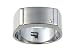Sinclair Titanium Mens Ring with Diamond Accent