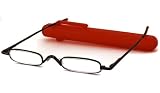 Able Vision Tube Readers Reading Glasses - Pop-Top Reader Burgundy