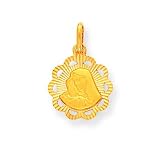 14k Our Lady of Sorrows Medal Pendant