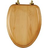 Buy Bemis Mfg. Co 19601TBR 378 Elongated Toilet Seat with Stylish Non-Corrosive Brass... by Bemis