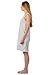 Women's Cotton Blend Smok Sleeveless Nightgown