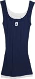 Detroit Tigers Women's Supreme Layered Navy Tank Top