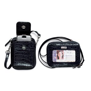 Buy Croc Cell Phone Accordion Wallet - Black by Day-Timer
