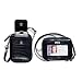 Croc Cell Phone Accordion Wallet - Black