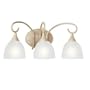 Thomas Lighting SL7433-16 Sorrento - Three Light Bath Fixture, Aged Parchment Finish with Etched Glass