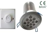 GreenLEDBulb 12 Watt LED Downlight Bulb DIMMABLE with a Dimmer, Warm White Replacement for Halogen recessed downlighting, ceiling lighting, accent lighting