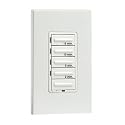 Leviton 6215M-W Timer Switch 2-5-10-15 Minutes, 4 Buttons and OFF, Single Pole, White