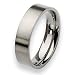 Flat Brushed Titanium Ring (6.0 mm) - Sizes 6-13