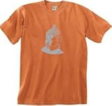 BUDDHA Buddhist Yoga Meditation Adult T-shirt Tee Shirt - Burnt Orange Color