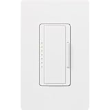 Lutron MA-FQ4FM-WH Maestro Digital Fan Control, White