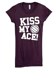 Kiss My Ace Volleyball Juniors Girls Longer Length T-Shirt