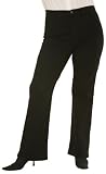 Not Your Daughter\'s Jeans Tummy Tuck Women\'s Petite 5 Pocket Flare Jean, Black, 8 Petite