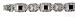 STERLING SILVER MARCASITE BRACELET