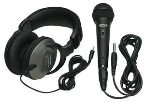 Tascam Dynamic Microphone XLR Cable/Studio Headphones - Tascam STARTERPACK