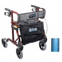Drive Medical Diamond Aluminum Rollator - Blue