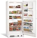 Frigidaire White Manual Defrost Upright Freezer