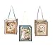 Set of 3 Vintage Style Easter Bag Ornaments ~ Great Easter Gifts!
