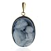 14K Gold Framed Mother Holding Baby Pendant